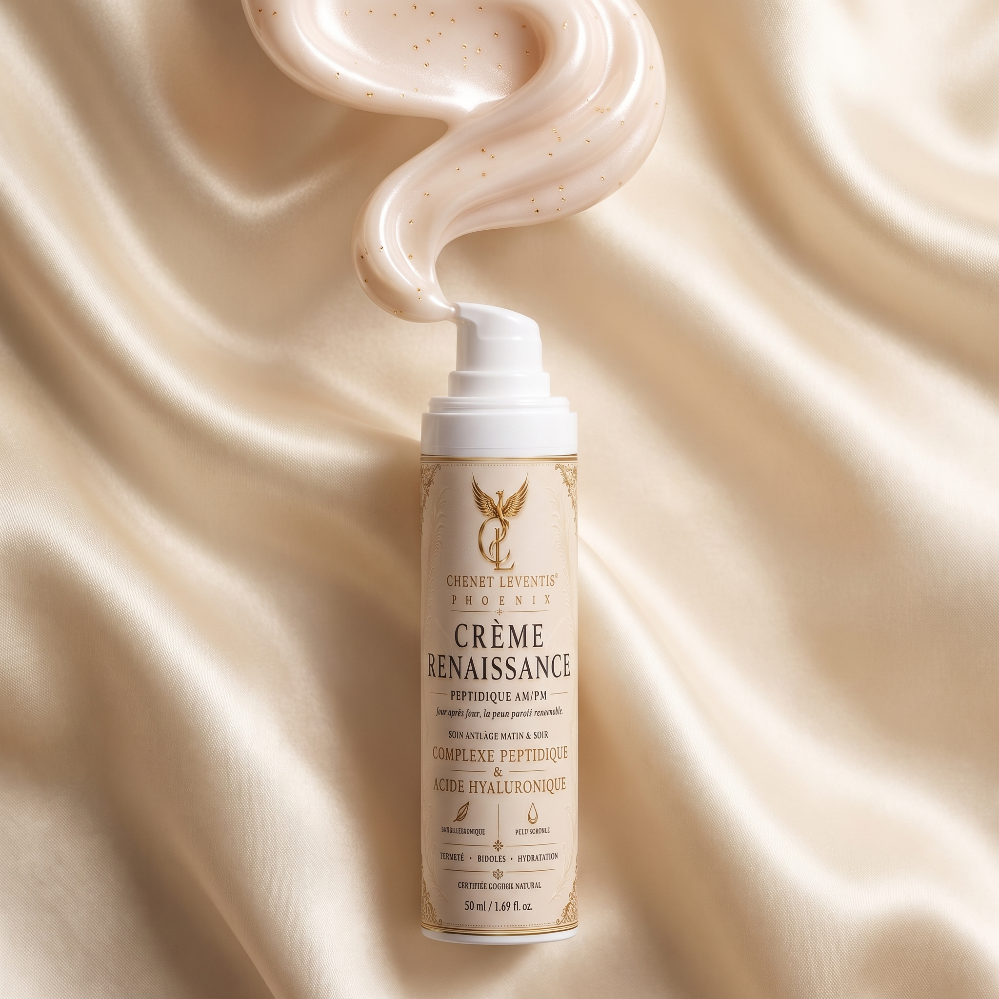 Crème Renaissance AM/PM, crème hydratante aux peptides