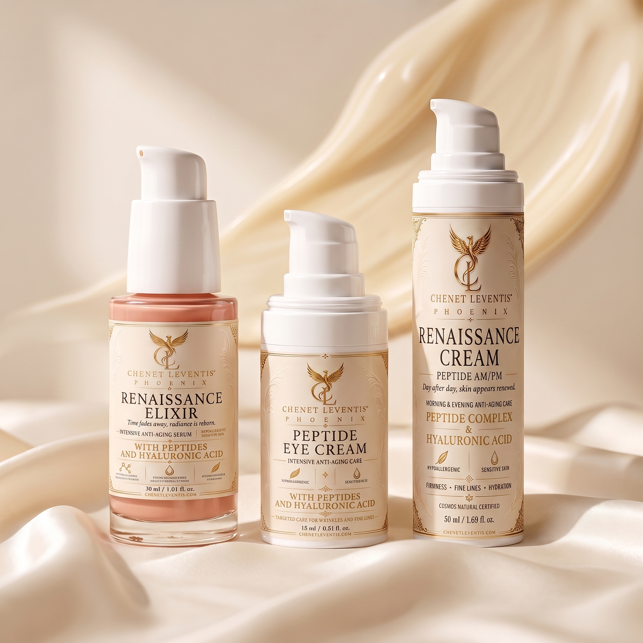 Renaissance Set, the three treatments of the peptide cure