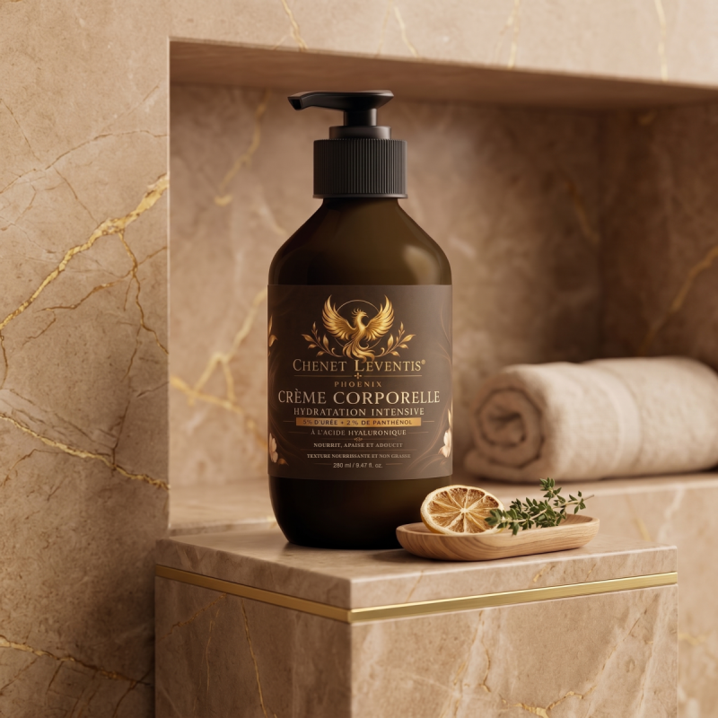 Crème Corporelle Urée & Panthénol Chenet Leventis, flacon pompe 280 ml